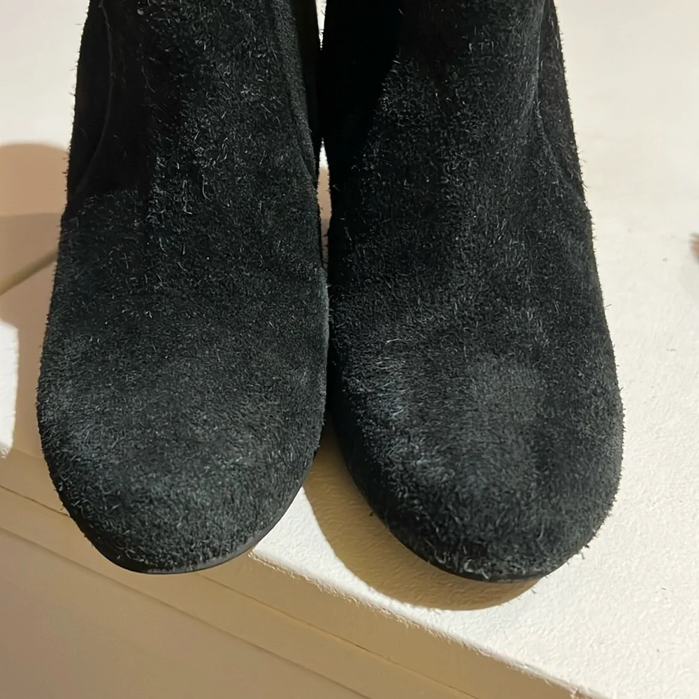 Tory Burch, Milan suede black ankle boots women’s size 6